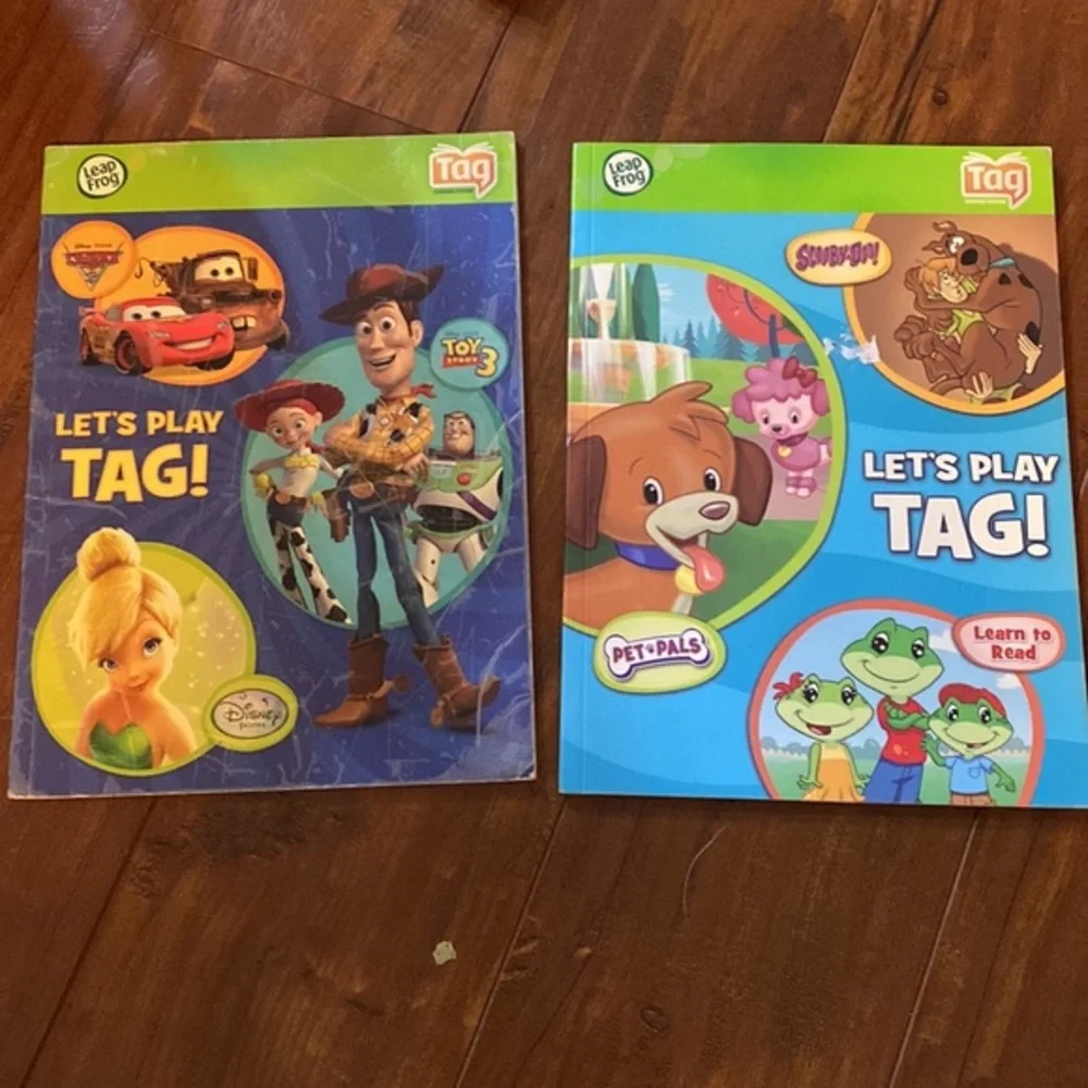 LeapFrog Tag Learn to Read Short Vowels Phonics 8 Book Set Ages 4-7 Leap Frog